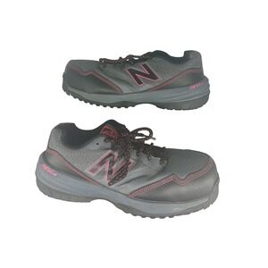 New Balance Women's Steel Toe Work Shoes REVlite Gray Pink Size‎ 9 2E